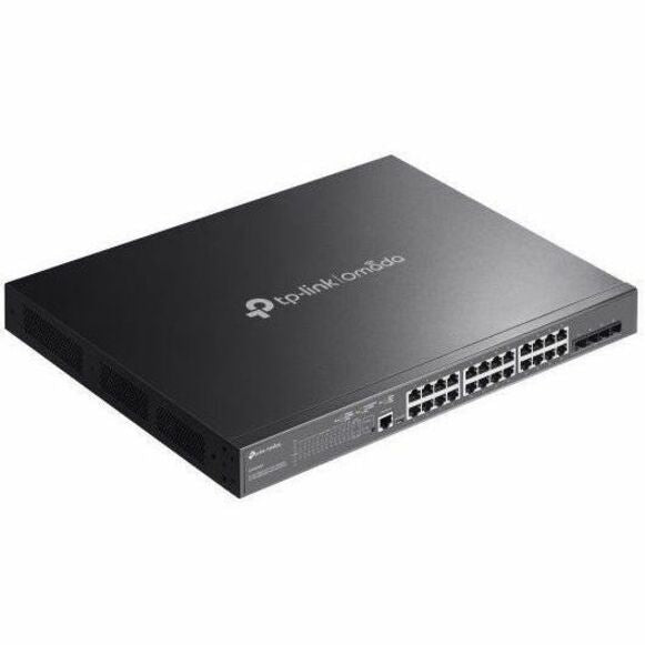 Alternate-Image3 Image for Omada 24-Port Gigabit and 4-Port 10GE SFP+ L2+ Managed Switch with 24-Port PoE+