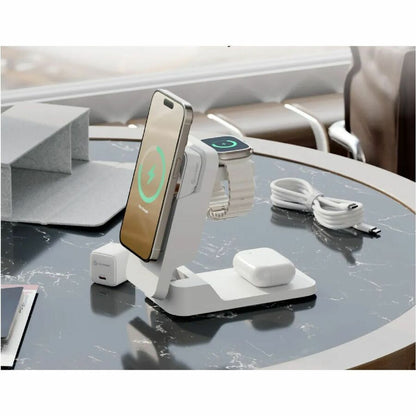 Alternate-Image4 Image for D&H Matrix Ultimate 3-in-1 Wireless Charger with 5,000mAh MagSafe Power Bank