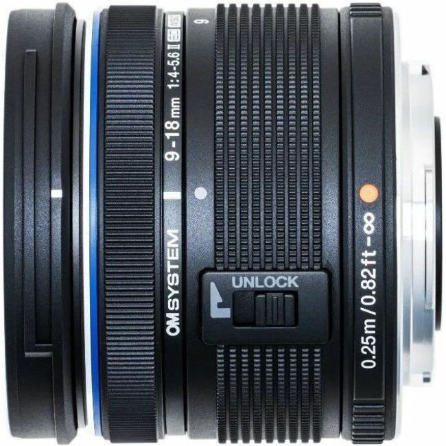 Main Image for Om System M.ZUIKO DIGITAL - 9 mm to 18 mm - f/4 - f/22 - Super Wide Angle Varifocal Lens