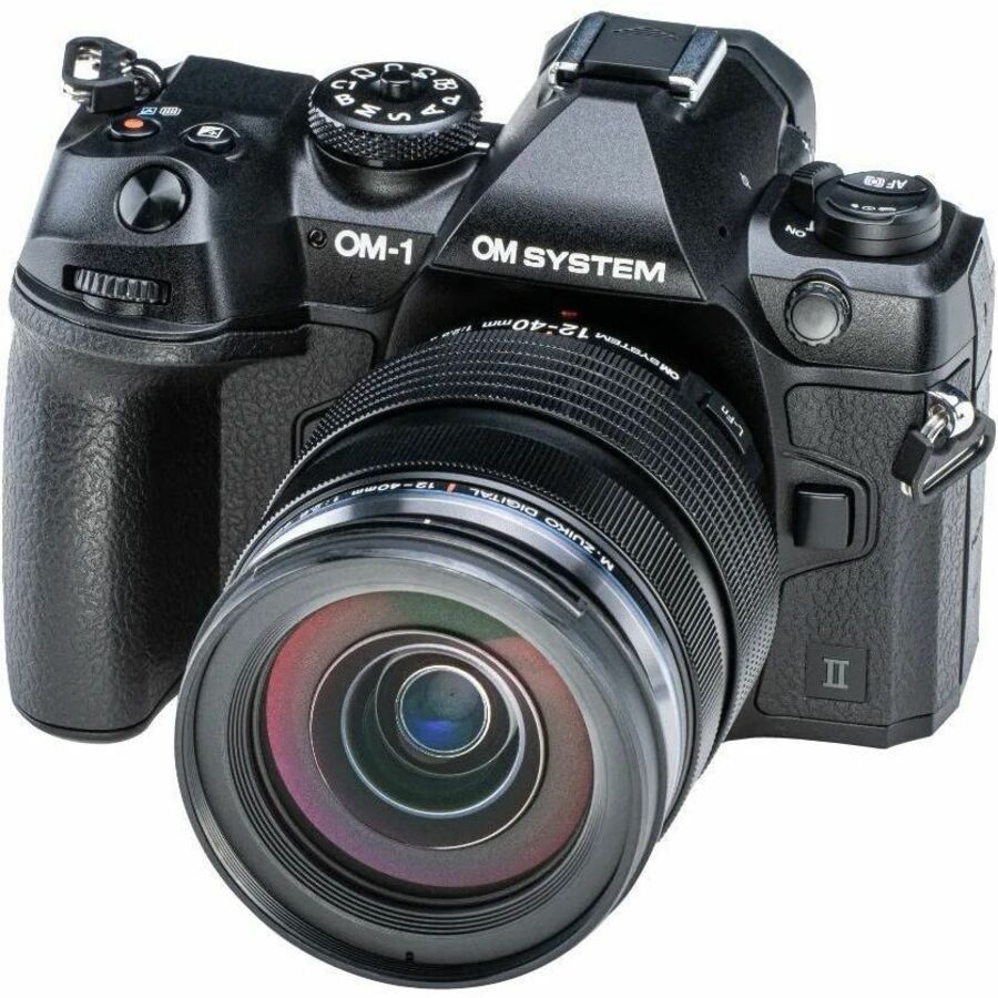 Top Image for Olympus OM SYSTEM OM-1 Mark II 20.4 Megapixel Mirrorless Camera with Lens - 0.47" - 1.57" - Black
