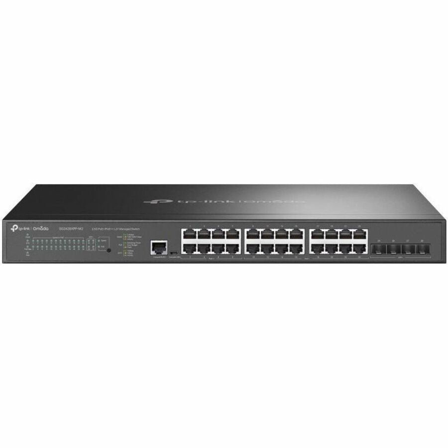 Main Image for TP-Link Omada SG3428XPP-M2 - Omada 24-Port 2.5GBASE-T and 4-Port 10GE SFP+ L2+ Managed Switch with 16-Port PoE+ & 8-Port PoE++