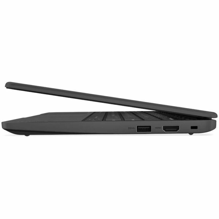 Left Image for Lenovo 100e Chromebook Gen 4 83G80003US 11.6" Rugged Chromebook - HD - 60 Hz - Intel N-Series N100 - 8 GB - 64 GB Flash Memory - English Keyboard - Graphite Gray