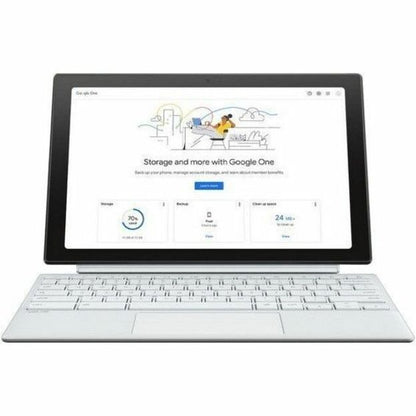 Front Image for Asus Chromebook Detachable CM3 CM3001DM2A-YN44T-S 10.5" Touchscreen Rugged Detachable 2 in 1 Chromebook - WUXGA - Octa-core (ARM Cortex A76 + Cortex A55) - 4 GB - 64 GB Flash Memory - Fog Silver