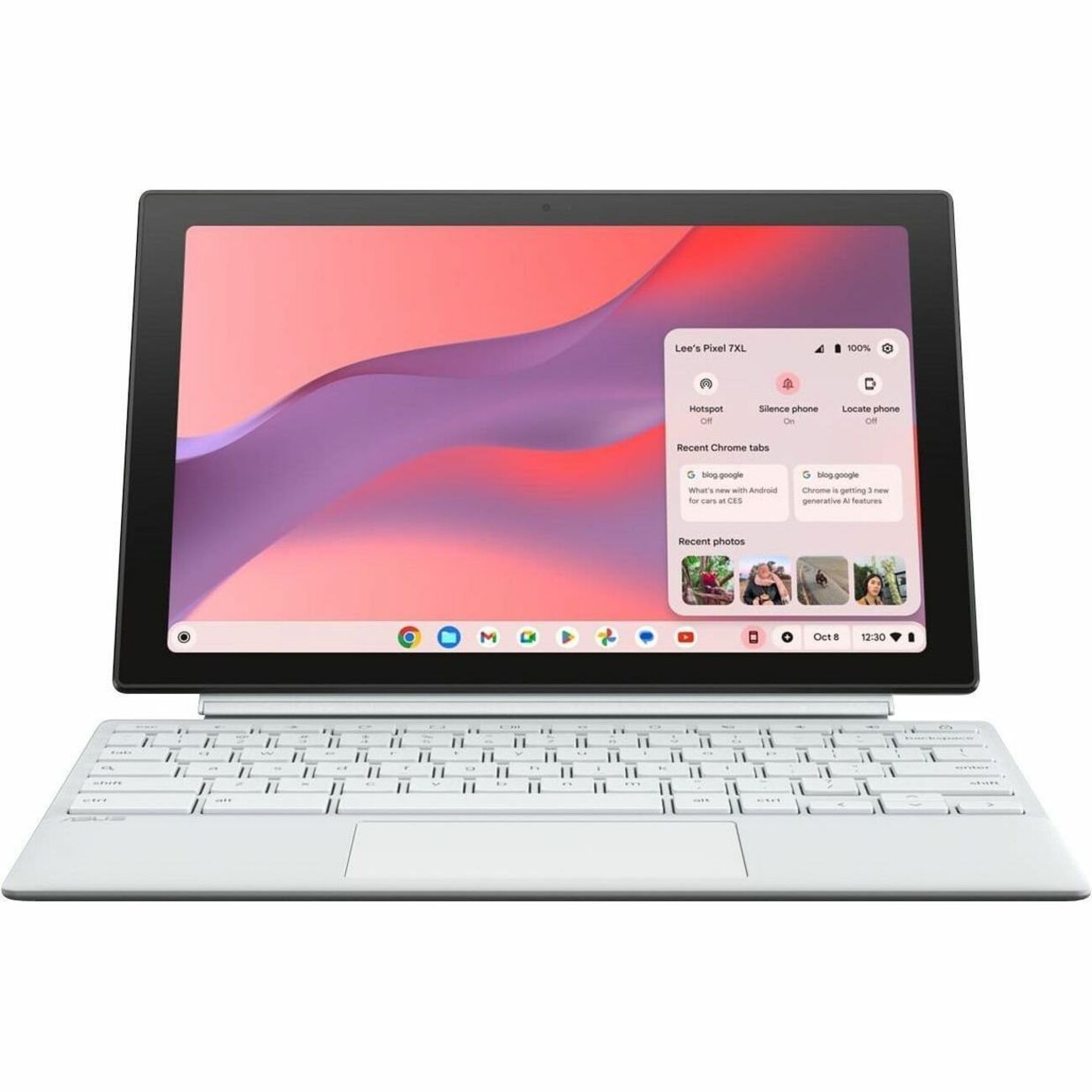 Main Image for Asus Chromebook Detachable CM3 CM3001DM2A-YZ44T-S 10.5" Touchscreen Rugged Detachable 2 in 1 Chromebook - WUXGA - Octa-core (ARM Cortex A76 + Cortex A55) - 4 GB - 64 GB Flash Memory - Foggy Silver