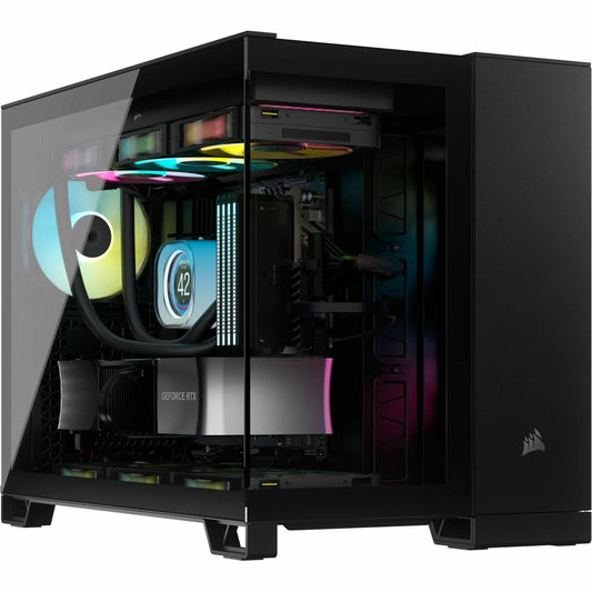 Main Image for Corsair iCUE LINK 2500X RGB Micro ATX Dual Chamber PC Case - Black