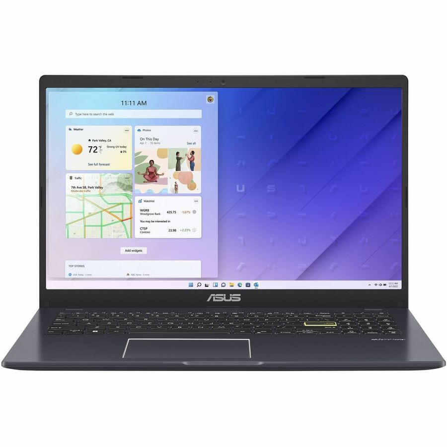 Front Image for Asus VivoBook Go 15 L510 L510KA-ES04 15.6" Notebook - 60 Hz - Intel Celeron N4500 - 4 GB - 128 GB Flash Memory