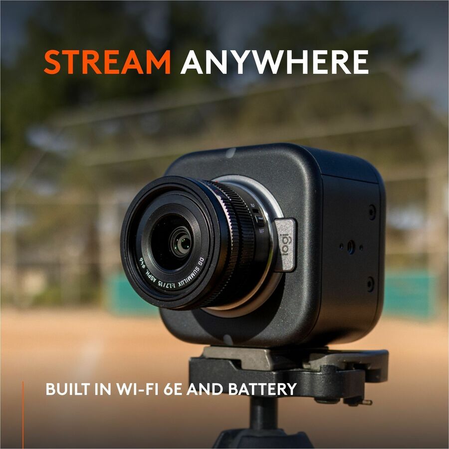 Alternate-Image3 Image for Logitech Mevo Core Wireless Live Streaming Camera, 4K Video Camera With Interchangeable Lens, Multicam Ready, Intuitive App Control