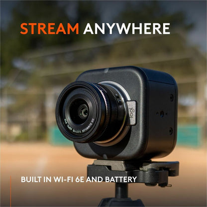 Alternate-Image3 Image for Logitech Mevo Core Wireless Live Streaming Camera, 4K Video Camera With Interchangeable Lens, Multicam Ready, Intuitive App Control