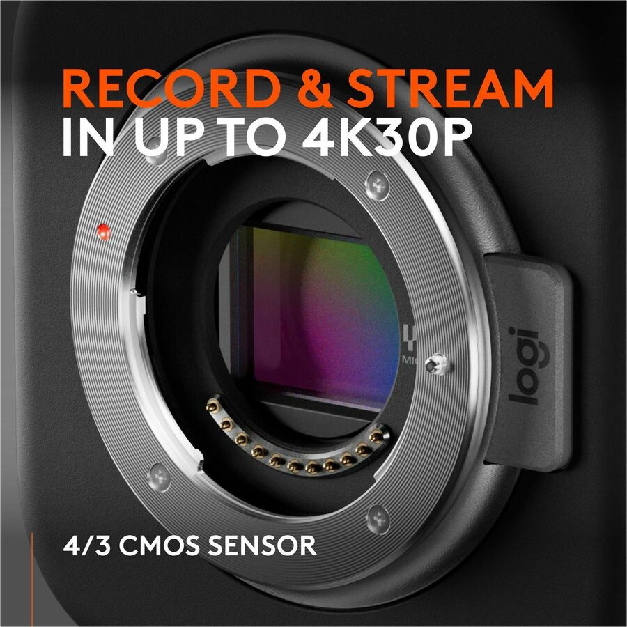 Alternate-Image1 Image for Logitech Mevo Core Wireless Live Streaming Camera, 4K Video Camera With Interchangeable Lens, Multicam Ready, Intuitive App Control