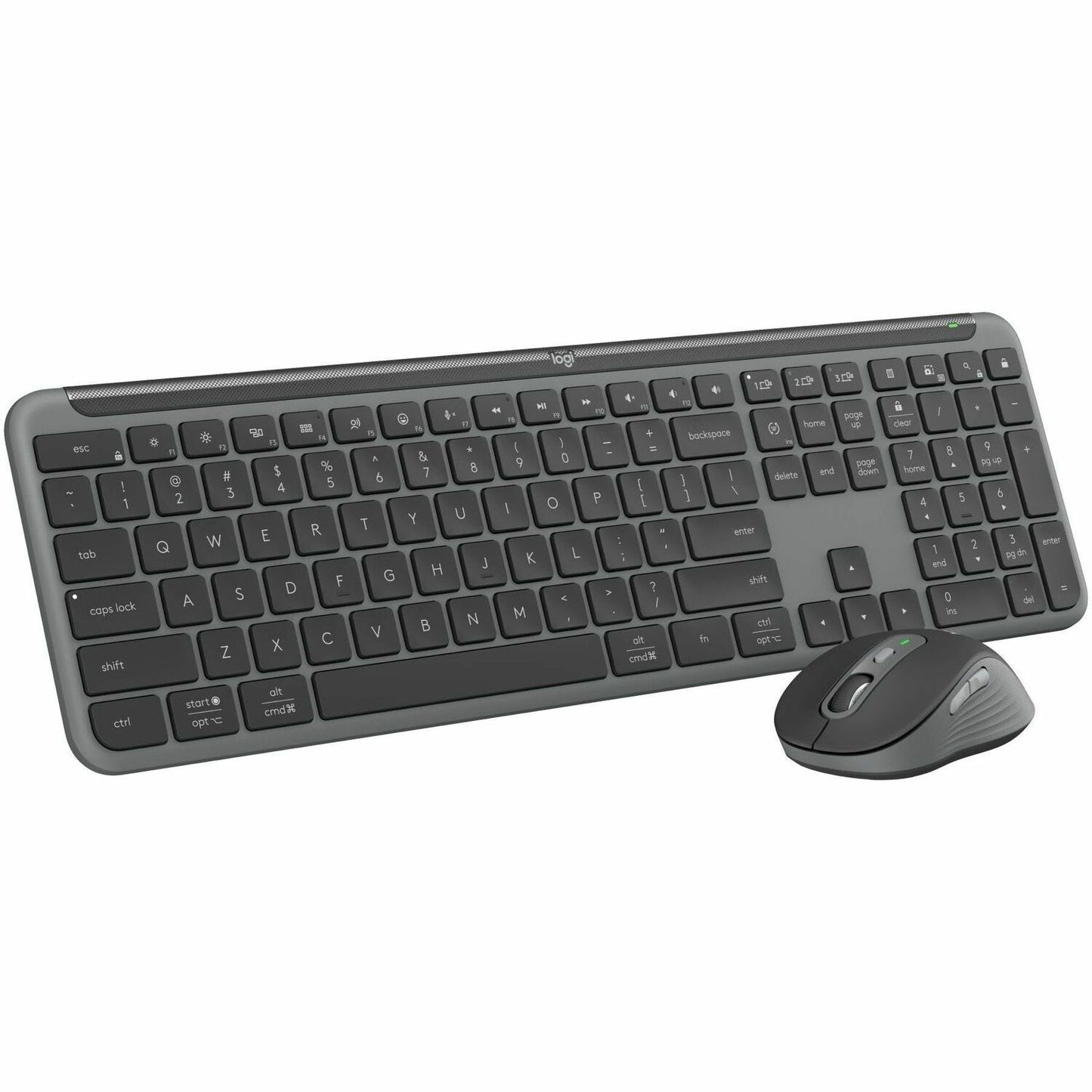 Main Image for Logitech MK955 Signature Slim Wireless Keyboard and Mouse Combo, For Larger Hands, Quiet Typing and Clicking, Graphite