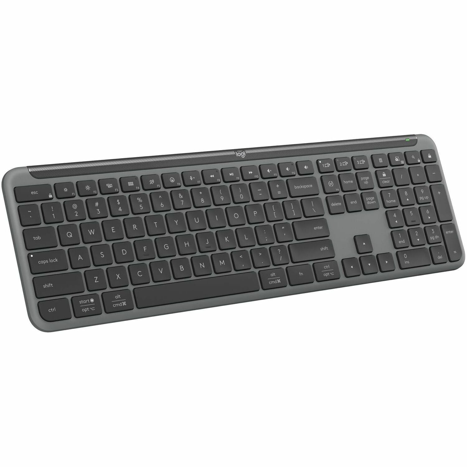 Main Image for Logitech Signature Slim K950 Wireless Keyboard, Sleek Design, Quiet Typing, Bluetooth, Multi-OS, Graphite