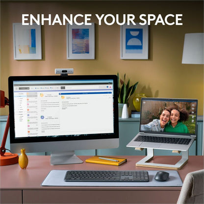 Alternate-Image4 Image for Logitech Signature Slim K950 Wireless Keyboard, Sleek Design, Quiet Typing, Bluetooth, Multi-OS, Graphite