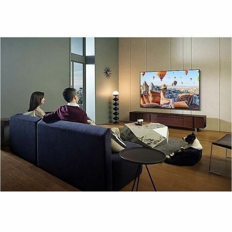 Life-Style Image for Samsung Q60D QN70Q60DAF 69.5" Smart LED-LCD TV - 4K UHDTV - High Dynamic Range (HDR) - Black