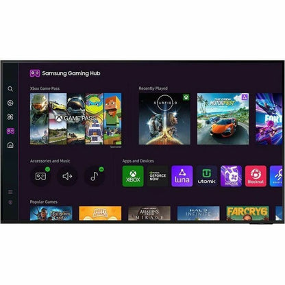Alternate-Image3 Image for Samsung Q60D QN50Q60DAF 49.5" Smart LED-LCD TV - 4K UHDTV - High Dynamic Range (HDR) - Black