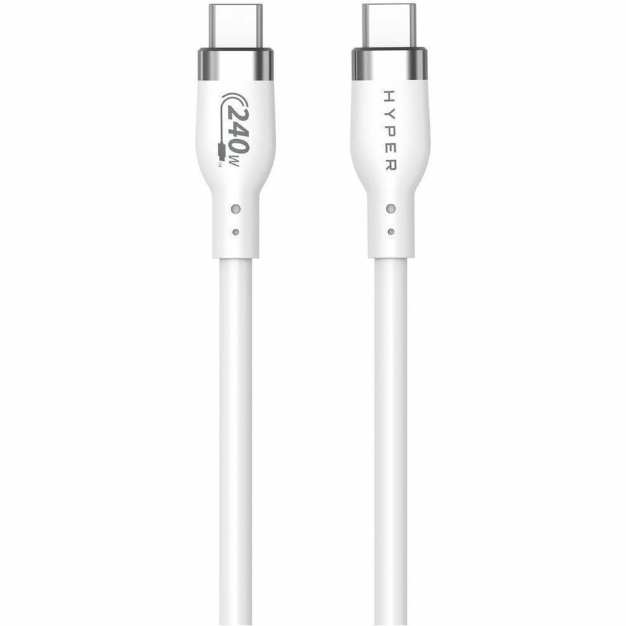 Main Image for Targus HyperJuice 240W Silicone USB-C to USB-C Cable (3ft/1m) - White