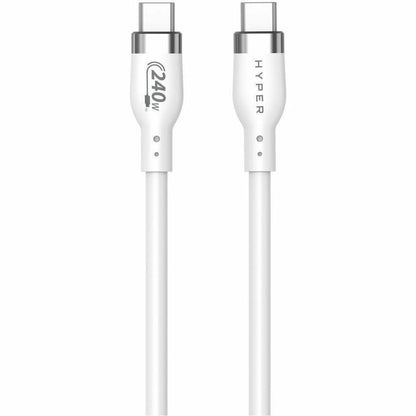 Main Image for Targus HyperJuice 240W Silicone USB-C to USB-C Cable (3ft/1m) - White