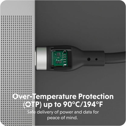 Alternate-Image2 Image for Targus HyperJuice 240W Silicone USB-C to USB-C Cable (3ft/1m) - Black