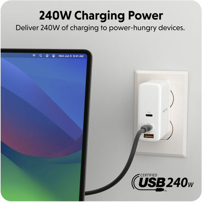 Alternate-Image4 Image for Targus HyperJuice 240W Silicone USB-C to USB-C Cable (3ft/1m) - Black