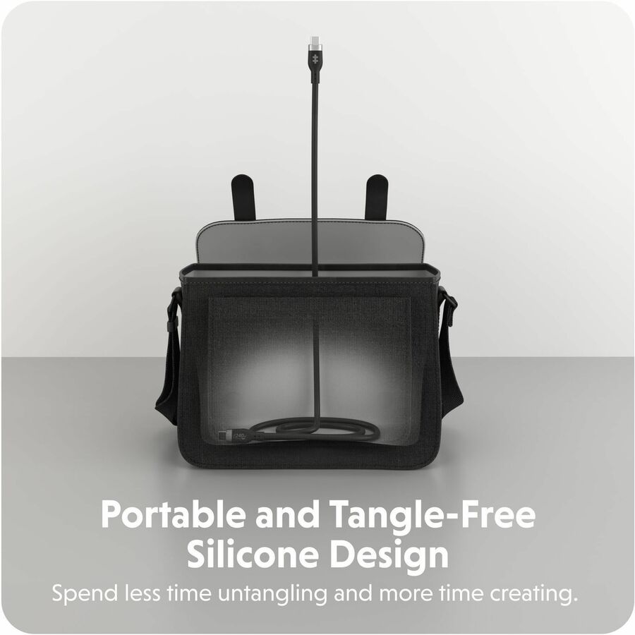 Alternate-Image5 Image for Targus HyperJuice 240W Silicone USB-C to USB-C Cable (3ft/1m) - Black