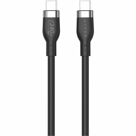 Main Image for Targus HyperJuice 240W Silicone USB-C to USB-C Cable (3ft/1m) - Black