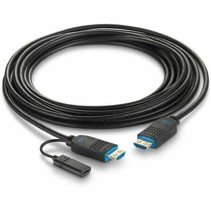 Alternate-Image2 Image for C2G 200ft Performance Series High Speed HDMI Cable - Active Optical Cable - Plenum Rated - 4K 60Hz - M/M - Black