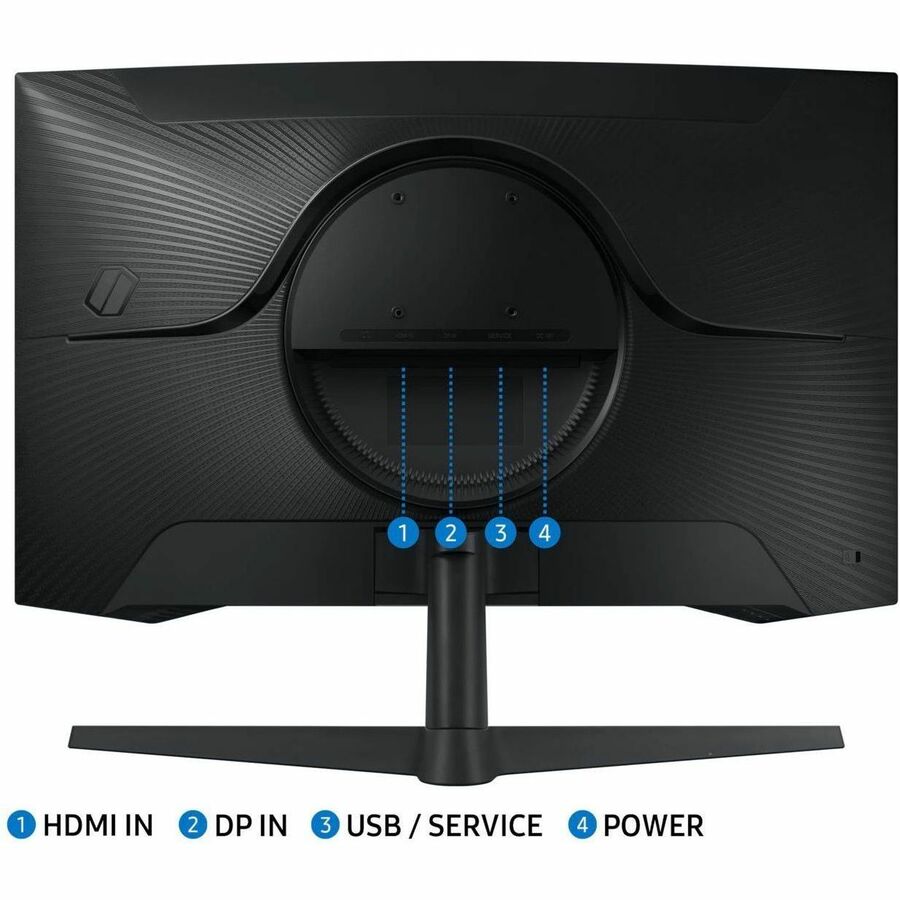 Alternate-Image2 Image for Samsung Odyssey G5 S32CG552EN 32" Class WQHD Curved Screen Gaming LCD Monitor - 16:9 - Black