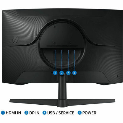 Alternate-Image2 Image for Samsung Odyssey G5 S32CG552EN 32" Class WQHD Curved Screen Gaming LCD Monitor - 16:9 - Black