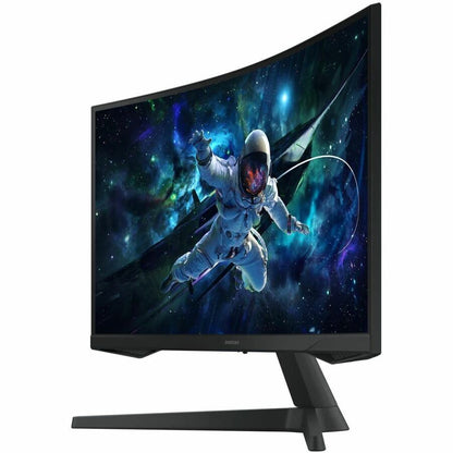 Left Image for Samsung Odyssey G5 S32CG552EN 32" Class WQHD Curved Screen Gaming LCD Monitor - 16:9 - Black