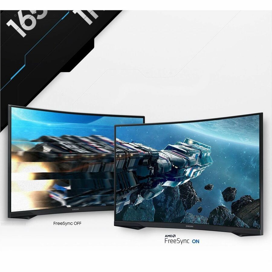 Alternate-Image6 Image for Samsung Odyssey G5 S32CG552EN 32" Class WQHD Curved Screen Gaming LCD Monitor - 16:9 - Black