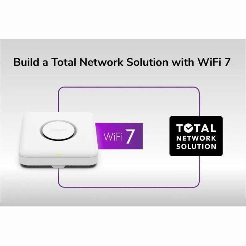 Alternate-Image2 Image for Netgear WBE750 Tri Band Wi-Fi 7 IEEE 802.11 a/b/g/n/ac/ax/be 18.40 Gbit/s Wireless Access Point