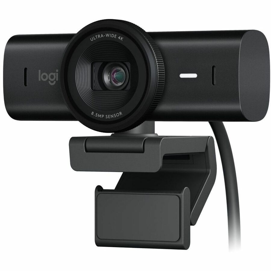 Left Image for Logitech The Master MX Brio Webcam - 8.5 Megapixel - 60 fps - Black - USB 3.2 (Gen 1) Type C
