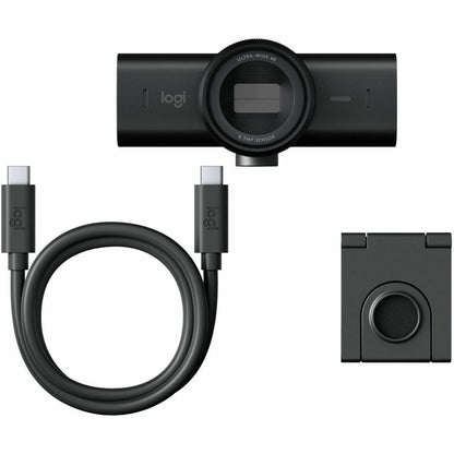 Front Image for Logitech The Master MX Brio Webcam - 8.5 Megapixel - 60 fps - Black - USB 3.2 (Gen 1) Type C