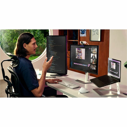 Life-Style Image for Logitech The Master MX Brio Webcam - 8.5 Megapixel - 60 fps - Black - USB 3.2 (Gen 1) Type C