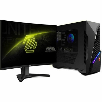 Alternate-Image1 Image for MSI MAG 27C6F 27" Class Full HD Curved Screen Gaming LED Monitor - 16:9 - Black