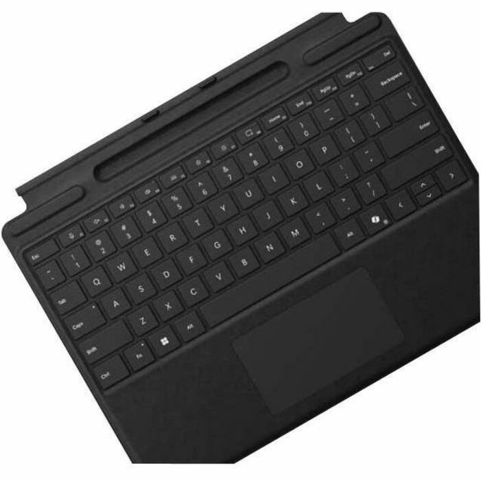 Alternate-Image1 Image for Microsoft Keyboard/Cover Case Microsoft Surface Pro 9, Surface Pro 8, Surface Pro 10, Surface Pro 11 Tablet - English Keyboard - Black