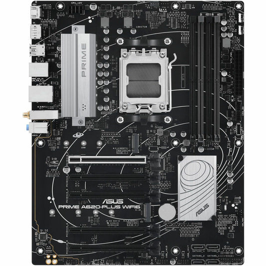 Main Image for Asus Prime A620-PLUS WIFI6 Gaming Desktop Motherboard - AMD A620 Chipset - Socket AM5 - ATX