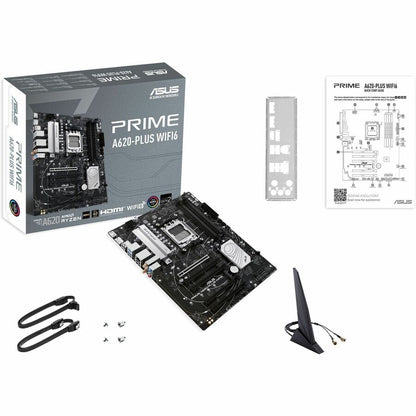 Alternate-Image7 Image for Asus Prime A620-PLUS WIFI6 Gaming Desktop Motherboard - AMD A620 Chipset - Socket AM5 - ATX