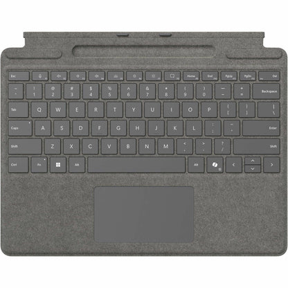 Main Image for Microsoft Keyboard/Cover Case Microsoft Surface Pro 10, Surface Pro 8, Surface Pro 9, Surface Pro X Tablet - Platinum