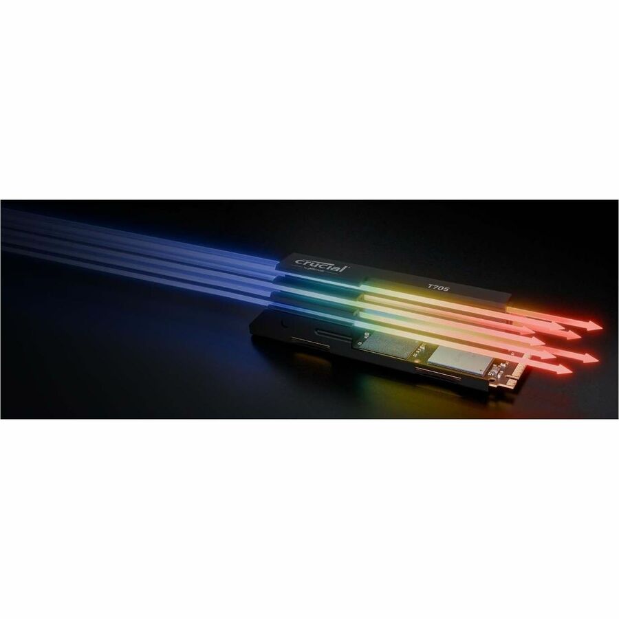 Alternate-Image3 Image for Crucial T705 2 TB Solid State Drive - M.2 2280 Internal - PCI Express NVMe (PCI Express NVMe 5.0 x4)