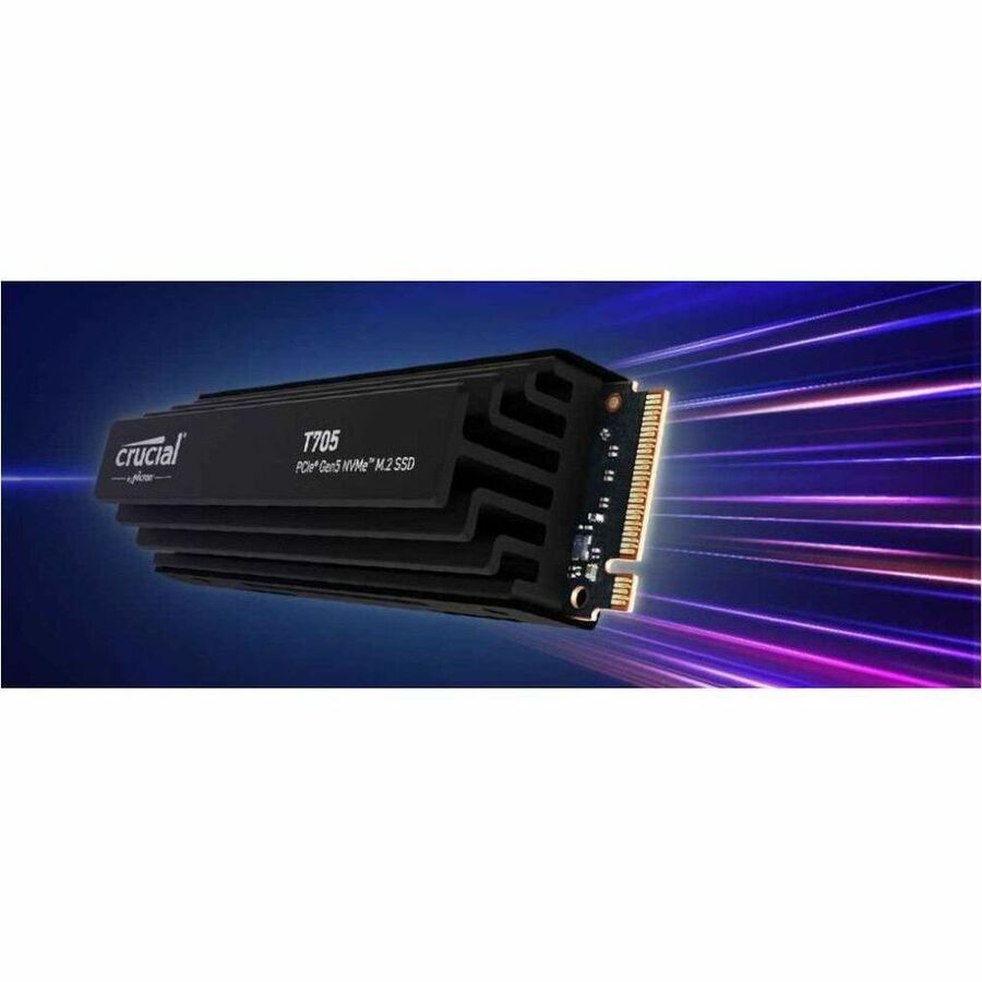 Alternate-Image2 Image for Crucial T705 1 TB Solid State Drive - M.2 2280 Internal - PCI Express NVMe (PCI Express NVMe 5.0 x4)