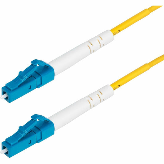Main Image for StarTech.com 2m (6.6ft) LC to LC (UPC) OS2 Single Mode Simplex Fiber Optic Cable, 9/125, 40G/100G, Low Insertion Loss, LSZH Jumper Cord