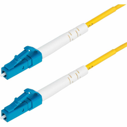 Main Image for StarTech.com 1m (3.3ft) LC to LC (UPC) OS2 Single Mode Simplex Fiber Optic Cable, 9/125, 40G/100G, Low Insertion Loss, LSZH Jumper Cord