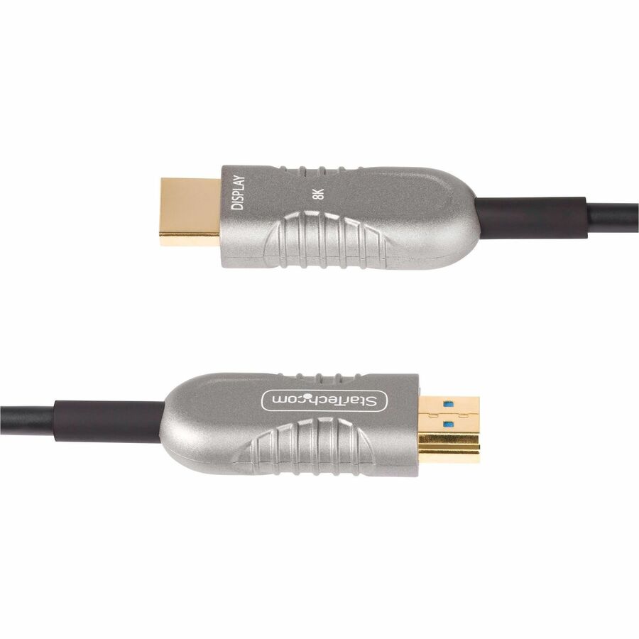 Alternate-Image2 Image for StarTech.com 30ft (9.1m) HDMI 2.1 Hybrid Active Optical Cable (AOC), CMP, Plenum Rated, 8K Ultra High Speed HDMI 2.1/2.0 Cable, 48Gbps