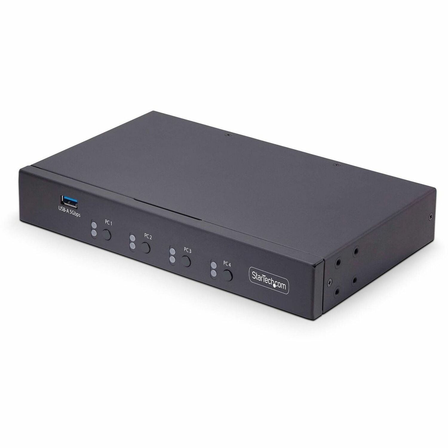 Main Image for StarTech.com 4-Port KM Switch w/ Mouse Switching, USB 3.0 Keyboard/Mouse Switcher for 4 Computers, 3.5mm and USB Audio, TAA Compliant