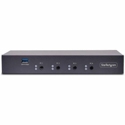 Alternate-Image7 Image for StarTech.com 4-Port KM Switch w/ Mouse Switching, USB 3.0 Keyboard/Mouse Switcher for 4 Computers, 3.5mm and USB Audio, TAA Compliant
