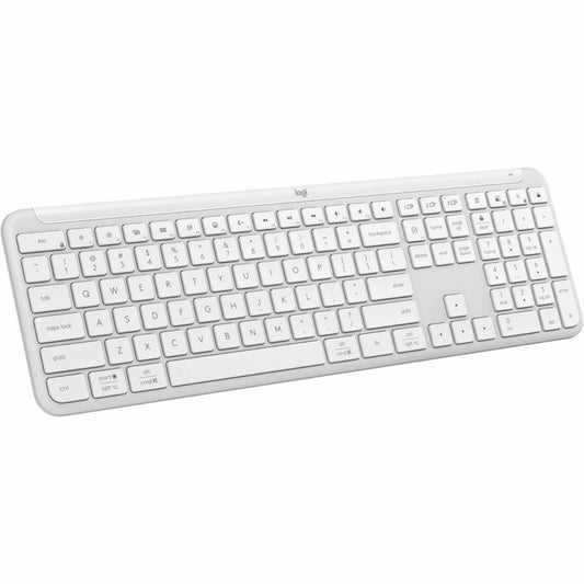 Main Image for Logitech Signature Slim K950 Wireless Keyboard, Sleek Design, Switch Typing Between Devices, Quiet Typing, Off-white