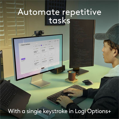 Alternate-Image4 Image for Logitech MX Keys S Combo for Mac, Wireless Keyboard and Mouse With Palm Rest, Bluetooth, Space Gray