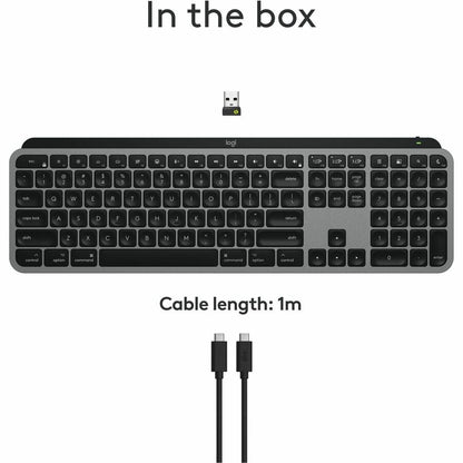 Alternate-Image9 Image for Logitech MX Keys S for Mac, Wireless Keyboard, Fluid, Precise Laptop-Like Typing, Programmable Keys, Backlit, Bluetooth, Space Grey