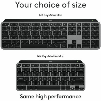 Alternate-Image10 Image for Logitech MX Keys S for Mac, Wireless Keyboard, Fluid, Precise Laptop-Like Typing, Programmable Keys, Backlit, Bluetooth, Space Grey