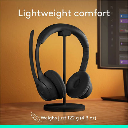 Alternate-Image8 Image for Logitech Zone 300 Wireless Bluetooth Headset With Noise-Canceling Microphone, Black